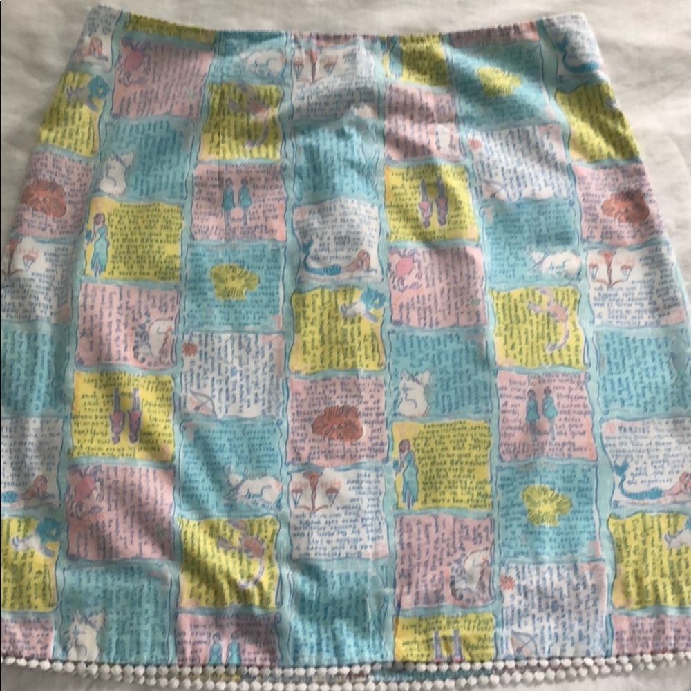 Lilly Pulitzer skirt size 0 zodiac print